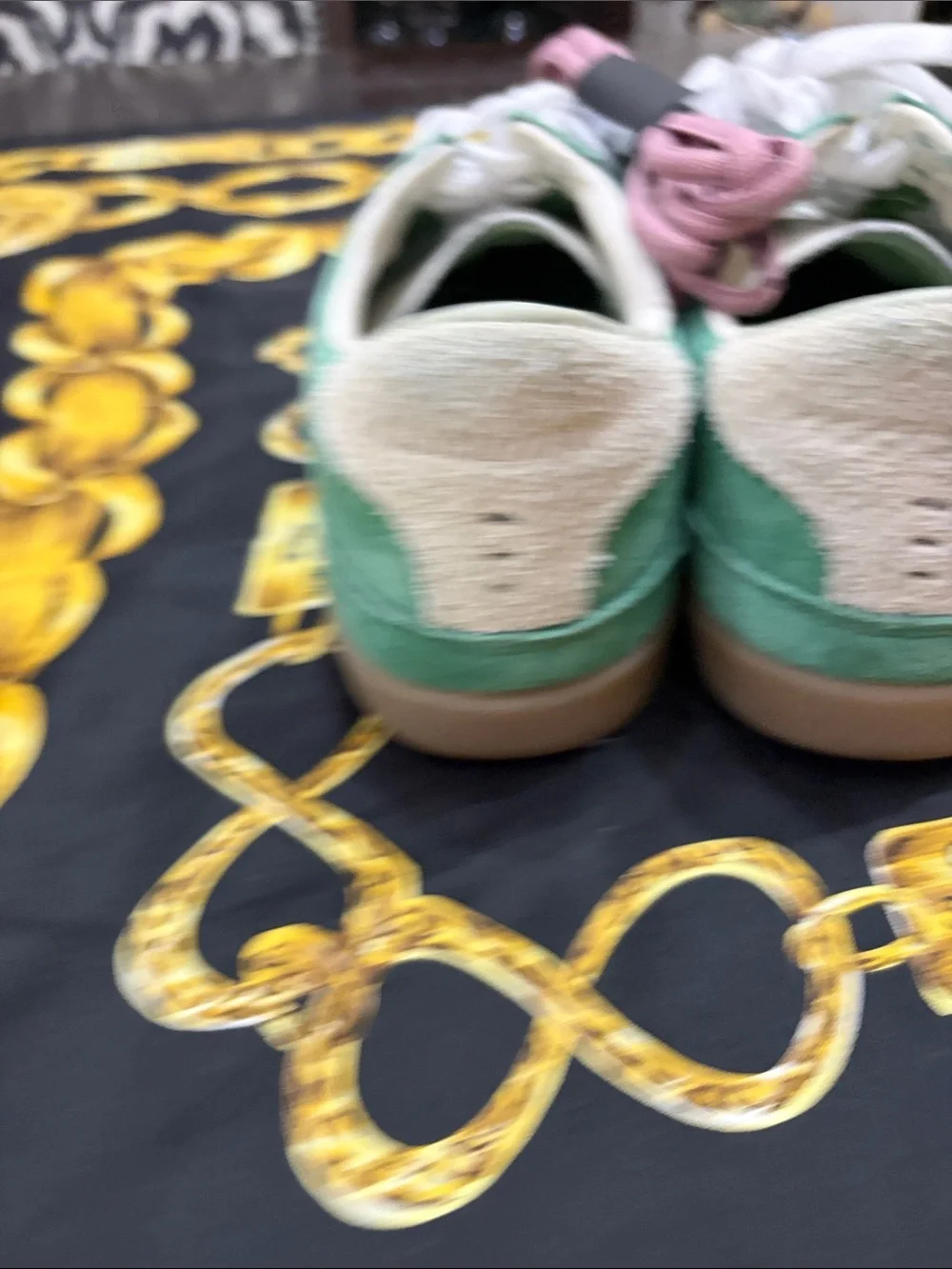 Coolway Green and Red Kids Sneakers